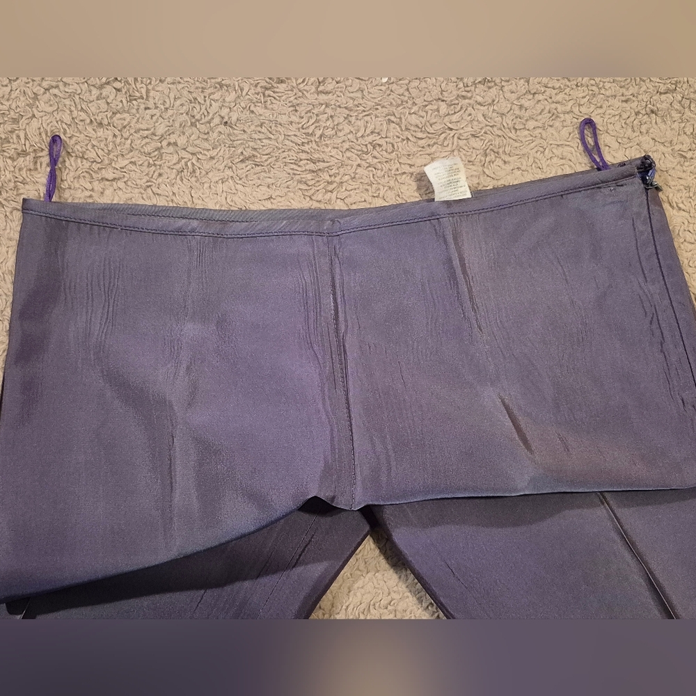 John Paul Gaultier Vintahe Lilac Purple Silky Dress Pants 10 - Picture 6 of 11